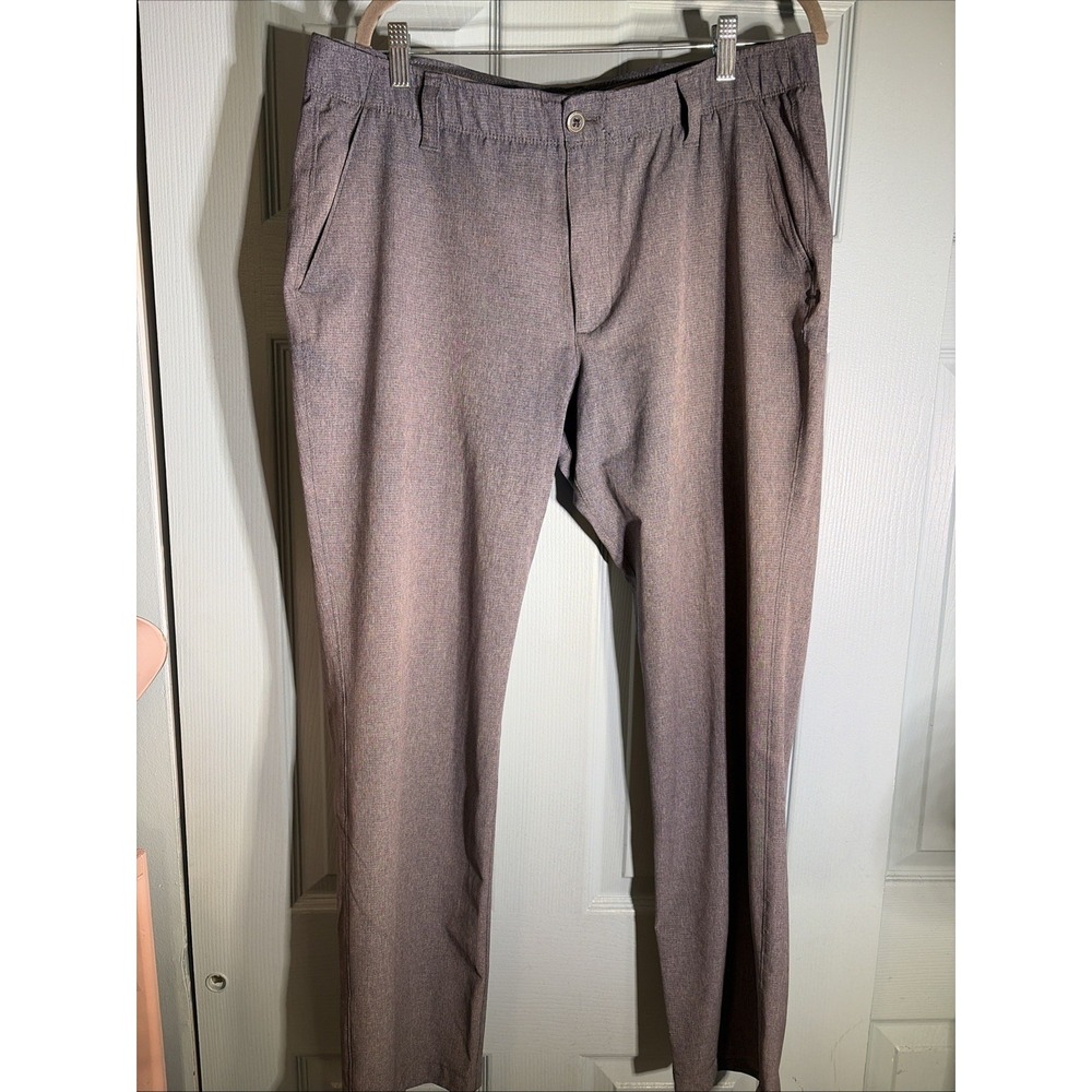 Under Armour Loose Fit Size 36/30 Gray Golf Pants. Comfort.